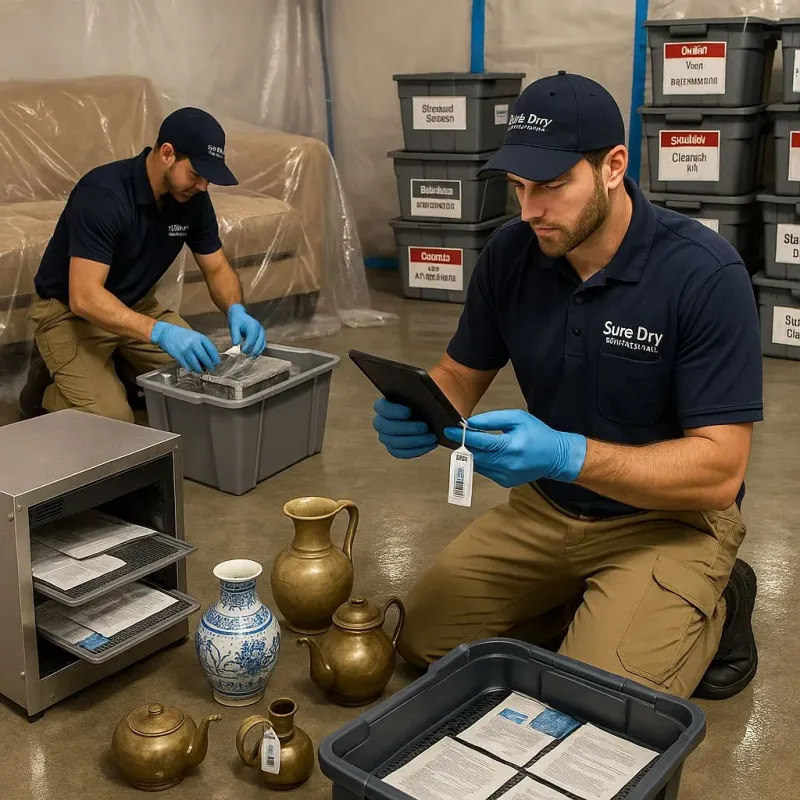 Content Protection and Restoration process in Sharon, MS